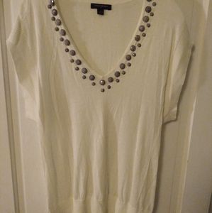 Banana Republic V-Neck Short Sleeved Sweater